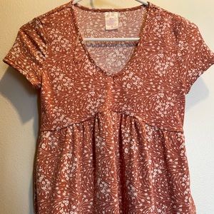 Womens floral shirt